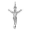 14K White Gold Jesus Charm Pendant Charm Religious Jewerly 24mm x 14mm